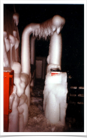 Ice grows on FS METEOR